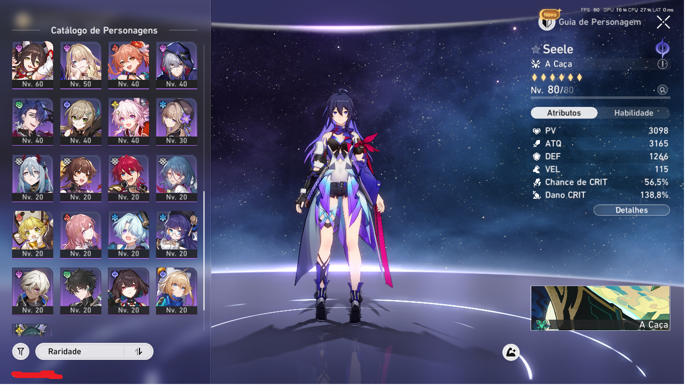 (PROMOÇÃO) Conta Honkai: Star Rail, Muitos T5 Buildados.