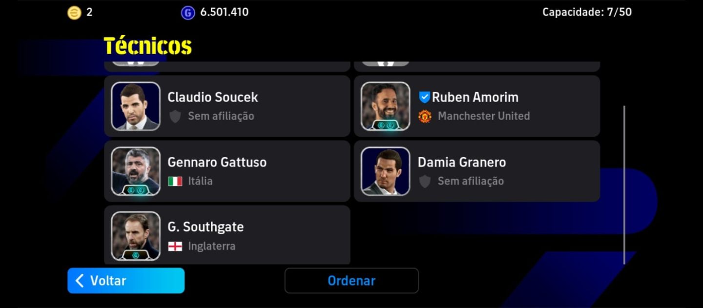 Conta Efootball com vários jogadores e avatares do Naruto