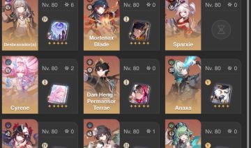 Conta HSR Cyrene E2 + 13 personagens 5 etrelas