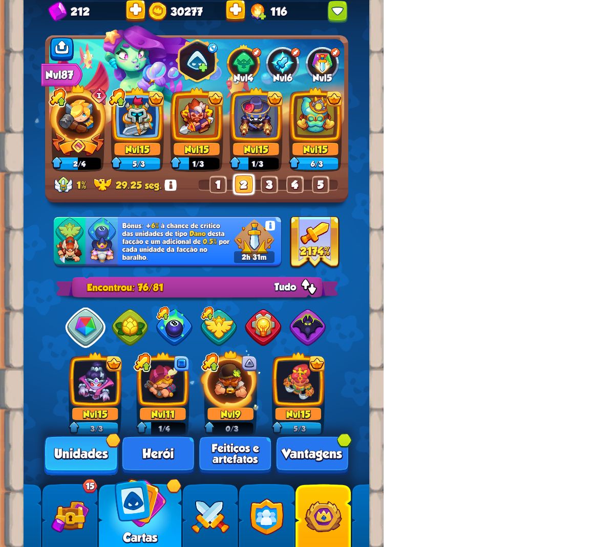 Rush royale 2174% De Critico