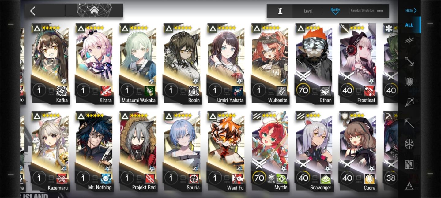 Conta Arknights END GAME
