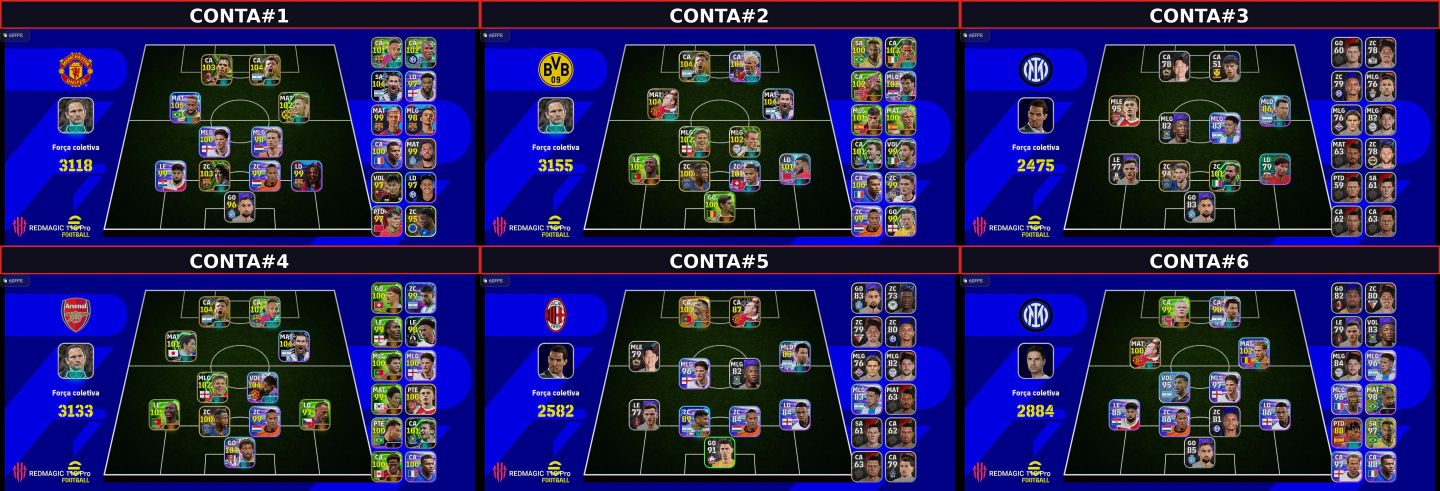 [MELHORES PREÇOS] CONTAS EFOOTBALL MOBILE ANDROID E IOS