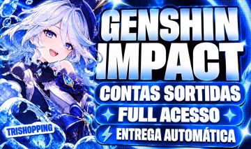 90%OFF | CONTAS GENSHIN IMPACT COM 5 ESTRELAS ALEATÓRIOS