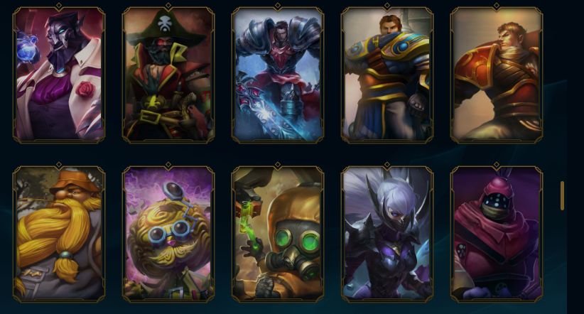 CONTA LOL LVL 353 | 141 SKINS | ULTIMATE + 2 MÍTICAS + 16 LENDÁRIAS | EX OURO