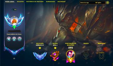 SKIN LENDÁRIA YASUO EMISSÁRIO + [ DIAMANTE COM 55 % DE WIN RATE ] + [TROCA NICK]
