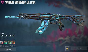 CONTA VALORANT|VANDAL GAIA, EXO, CRONOVOID, ZERO FANG|KARAMBIT RGX+FACA ZEROFANG