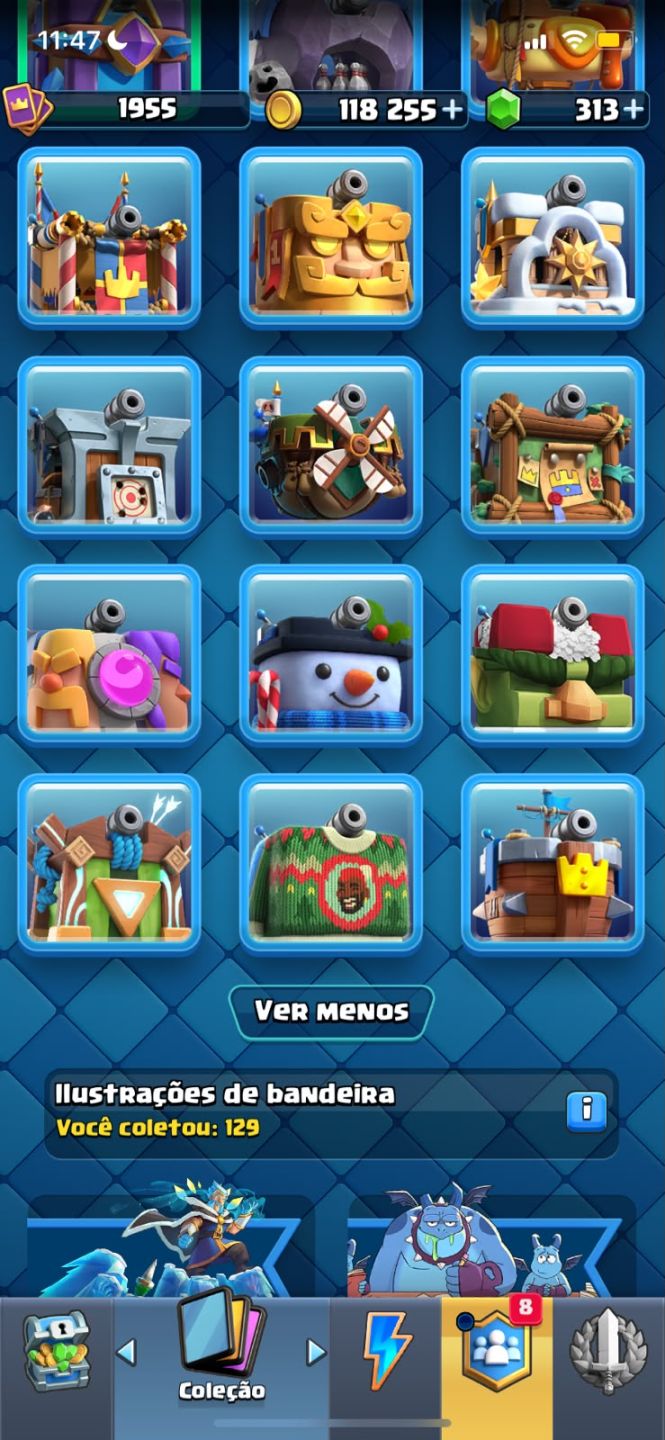 CONTA END-GAME 9 ANOS 14K TROFÉUS NV 16 42 FULL 23 EVOS 23 SKINS TORRE