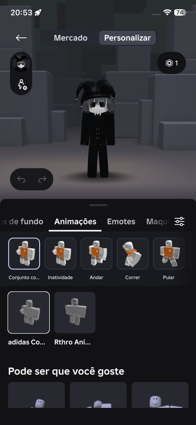 Conta super boa de Roblox