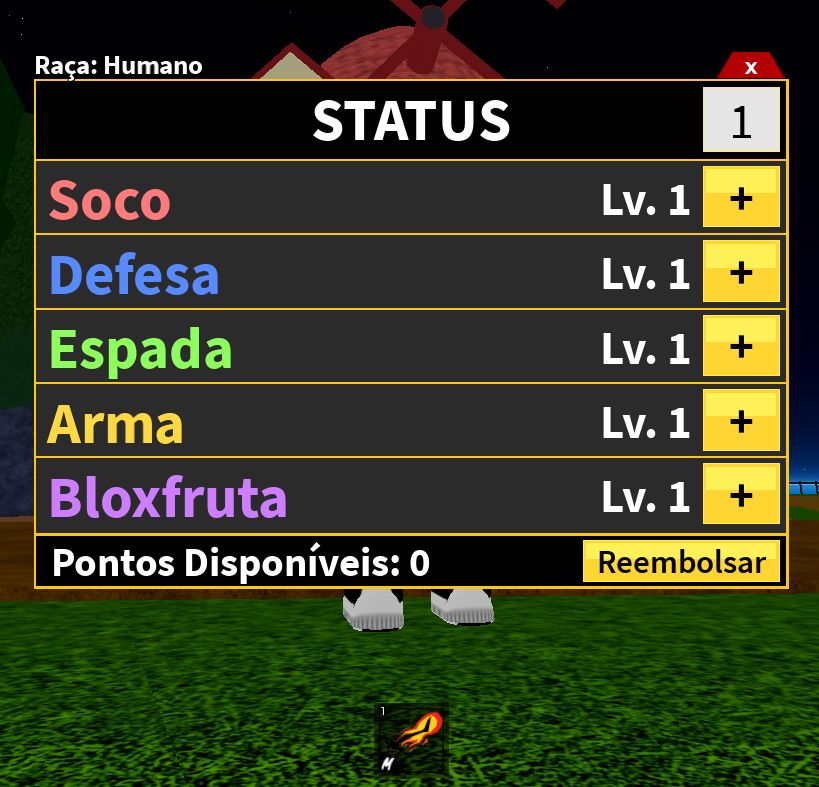 BLOX FRUITS - COMECE COM ESTILO - CONTA INICIAL - COM FRUTAS NO INVENTARIO - PRO