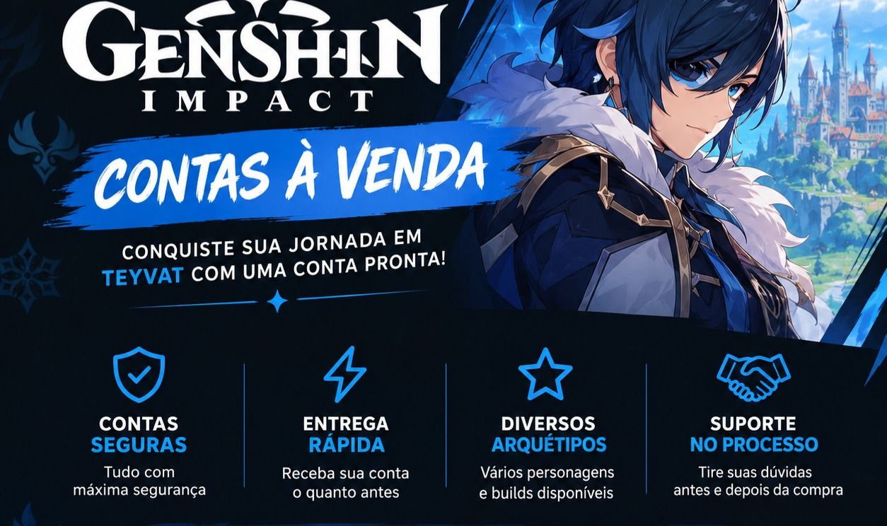 Contas genshin com t5 limitado