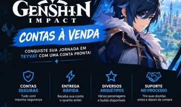 Contas genshin com t5 limitado