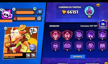 (20% Off) Lotado de Parceria | Mais de 350 skins | Todos os brawlers
