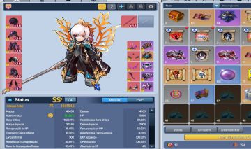 Conta de Grand Chase com todos itens do Meta atual