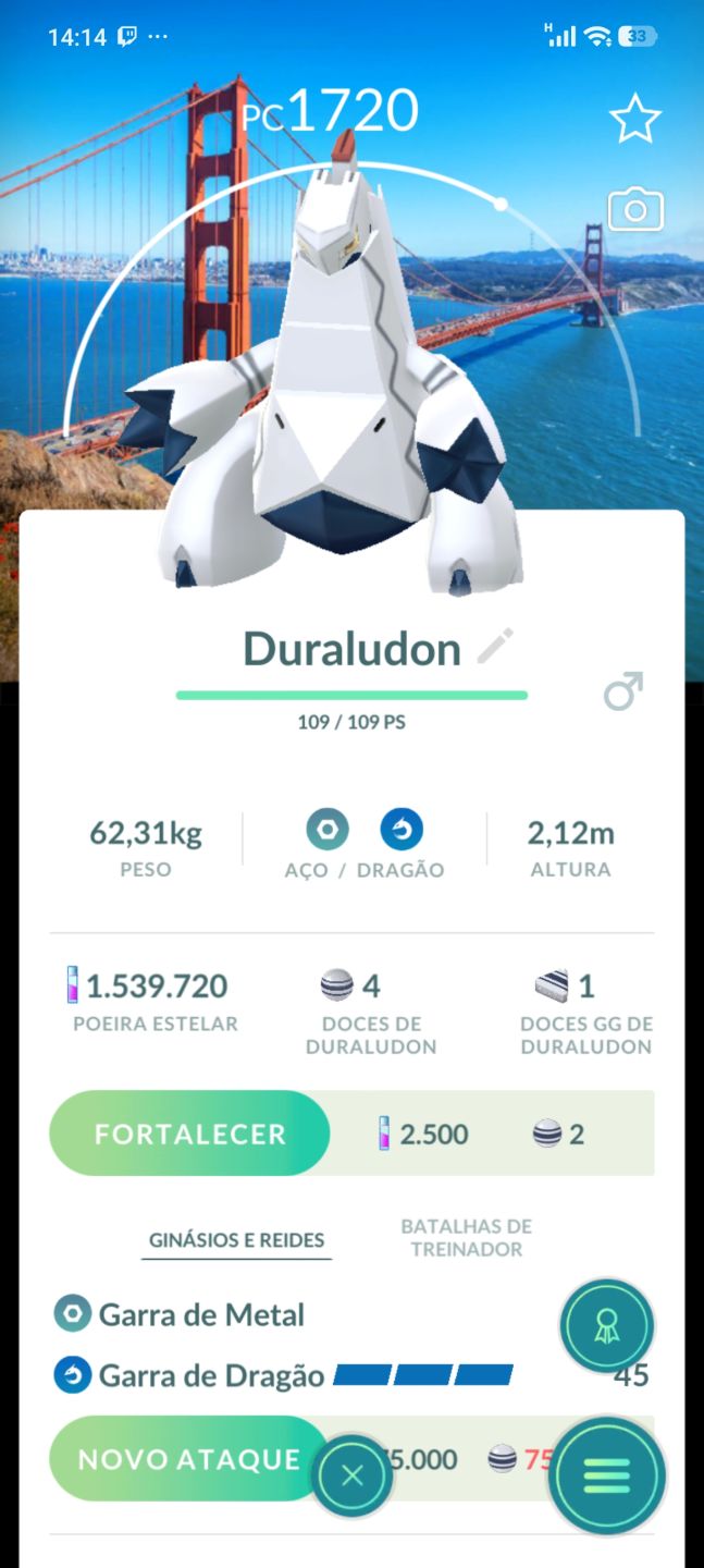 Conta de pokémon GO