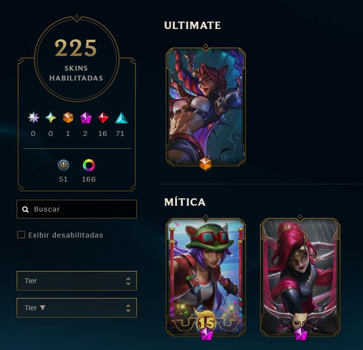 CONTA DE LEAGUE OF LEGENDS NÍVEL 1000 COM DIVERSAS SKINS, ELO ATUAL HIGH MESTRE!