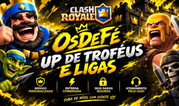 CLASH ROYALE UP | TROFÉUS + LIGAS | PREÇO BAIXO