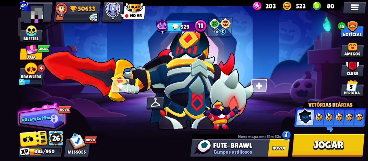 Brawl Stars | 50.633 Troféus | 106/107 Brawlers |40 Prestígios | Skins Raras