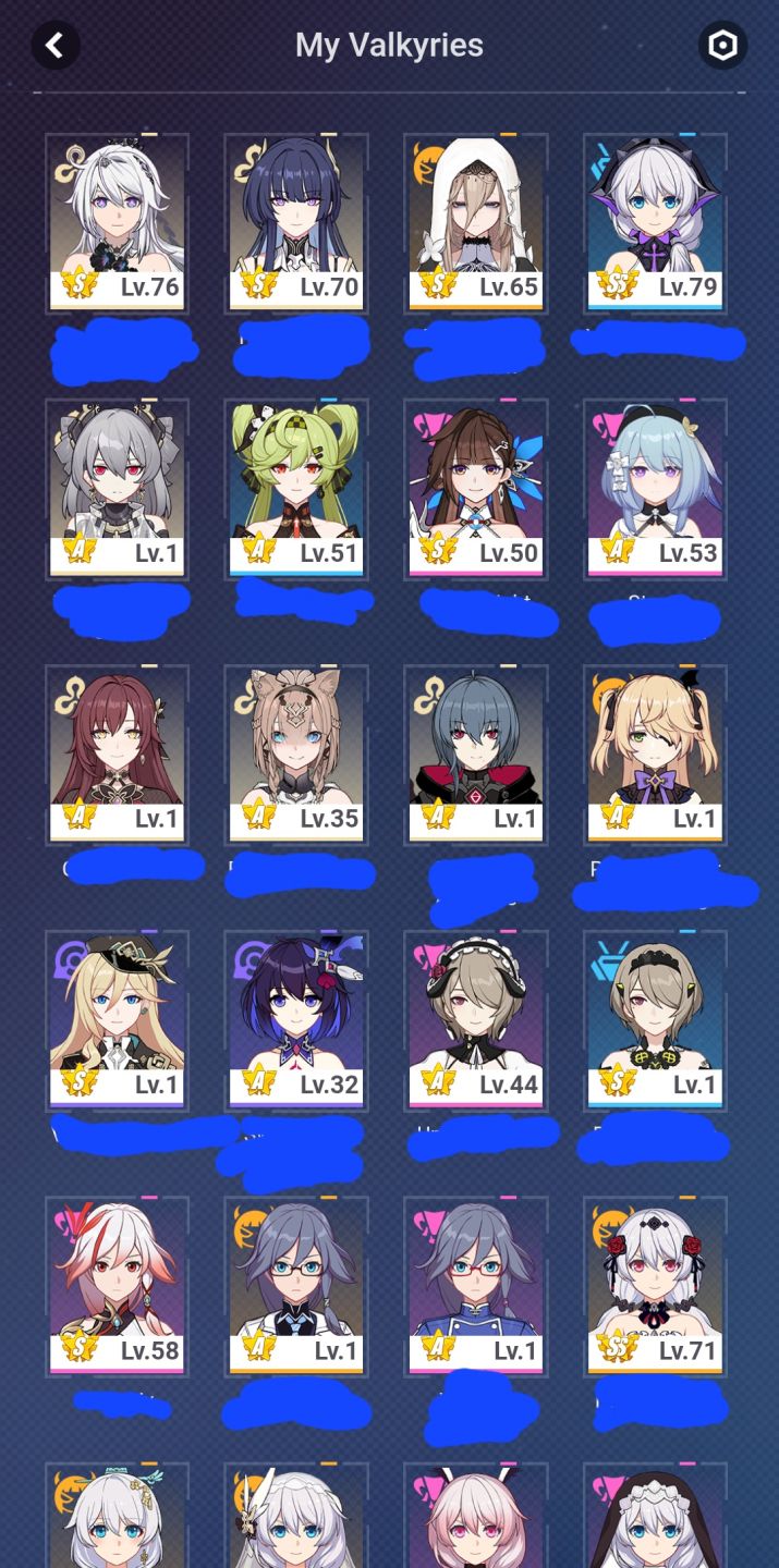 Honkai tar rail 18 limitados + impact HoFi + Ho0 | LV 82