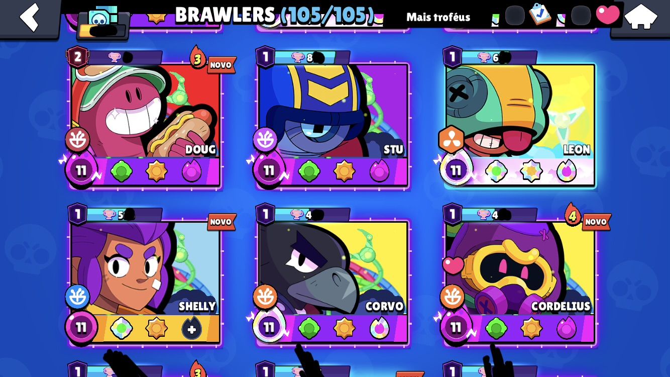 Conta Brawl Stars Gemada 84K + CV 14 CLASH OF CLANS