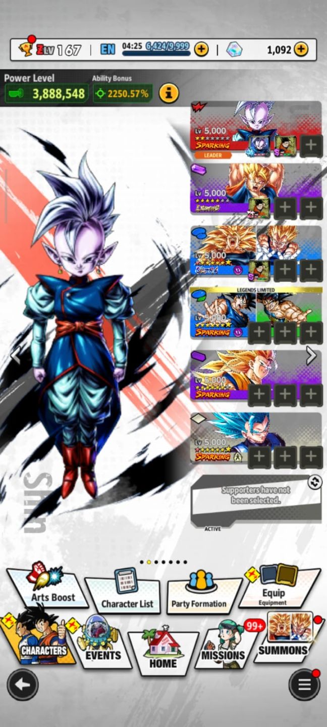 CONTA MAJIN BUU SAGA COM ULTRA NOVO!