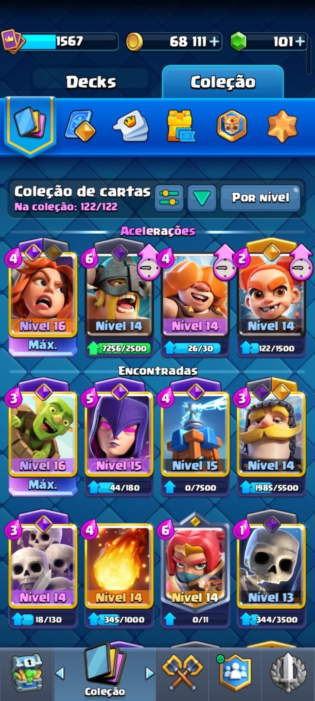 Conta clash royale