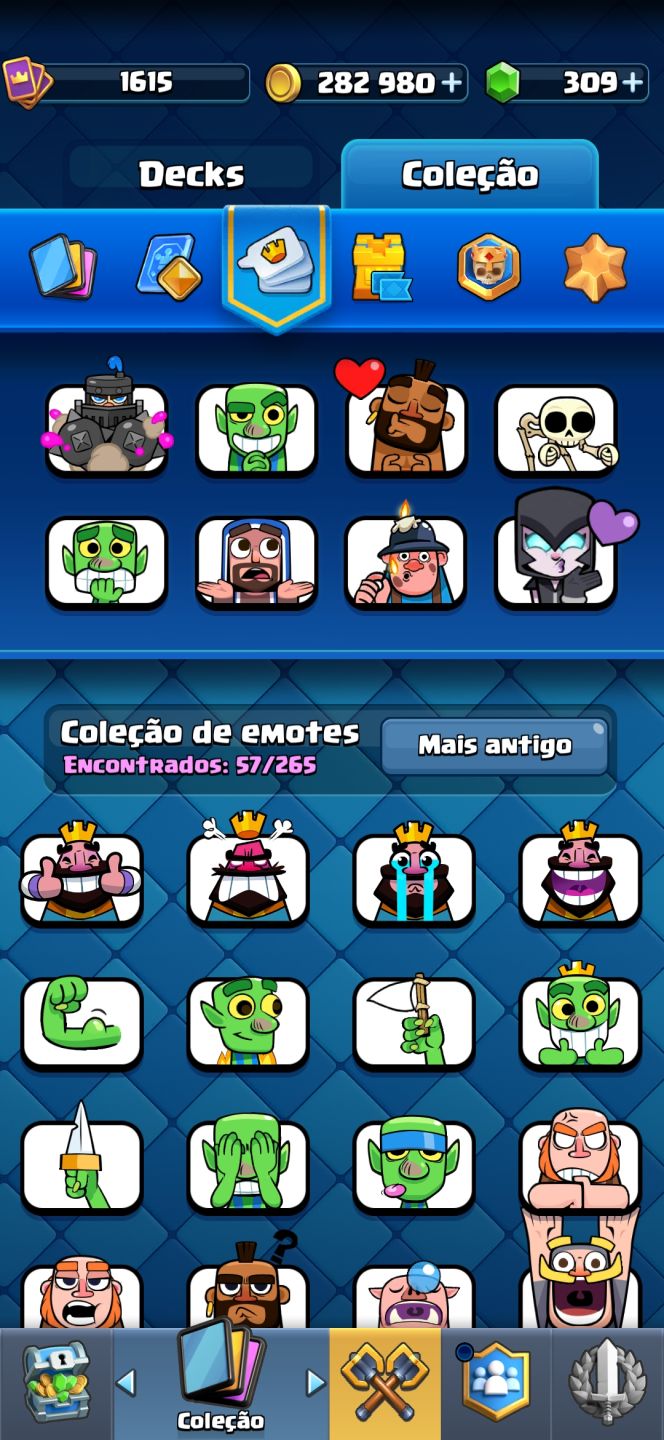 Conta clash royale nível 16.. mais de 13000 troféus