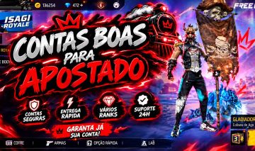 [Mais Barato] Contas de Free Fire Gemadas Boa para Apostado !!!