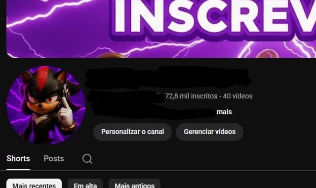 2 Canais YouTube 80K de inscritos cada PT-BR + Espanhol