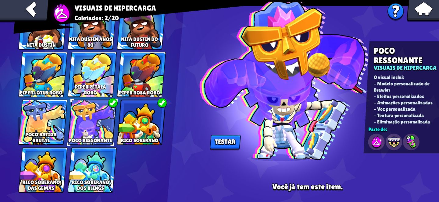 CONTA BRAWL STARS UPADA 2024