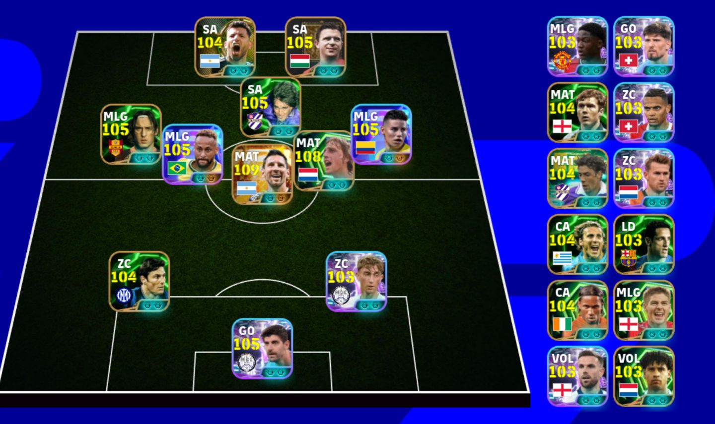 DPhj !Cruyff MESSI26 NEYMAR CURTOIS PUSKÁS+1550moeda