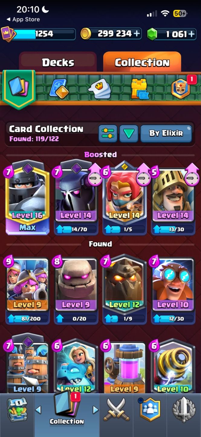 1 x CONTA CLASH ROYALE 7 ANOS | Mega Cavaleiro NV15 |+7,5k troféus (Arena 20)