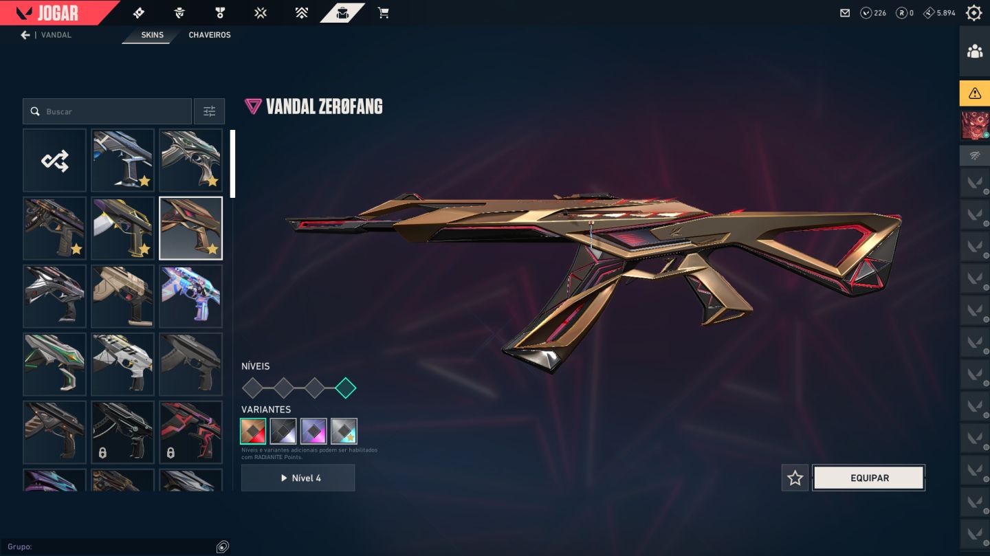 CONTA VALORANT NÍVEL 69 | 19 SKINS | VANDAL KURONAMI, PRELÚDIO DO CAOS, RGX ...