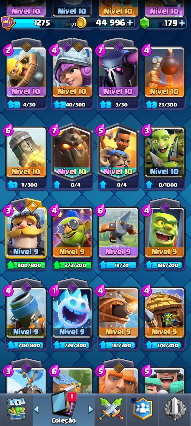 CONTA CLASH ROYALE - ARENA 19