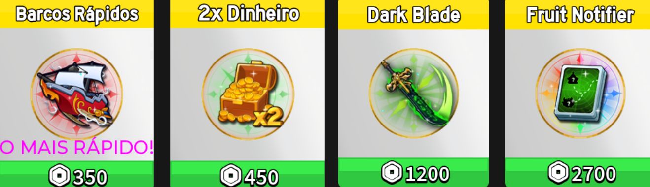 Conta de Blox Fruits Full Buddha e Ice permanente, Gamepass Yoru, Notificador