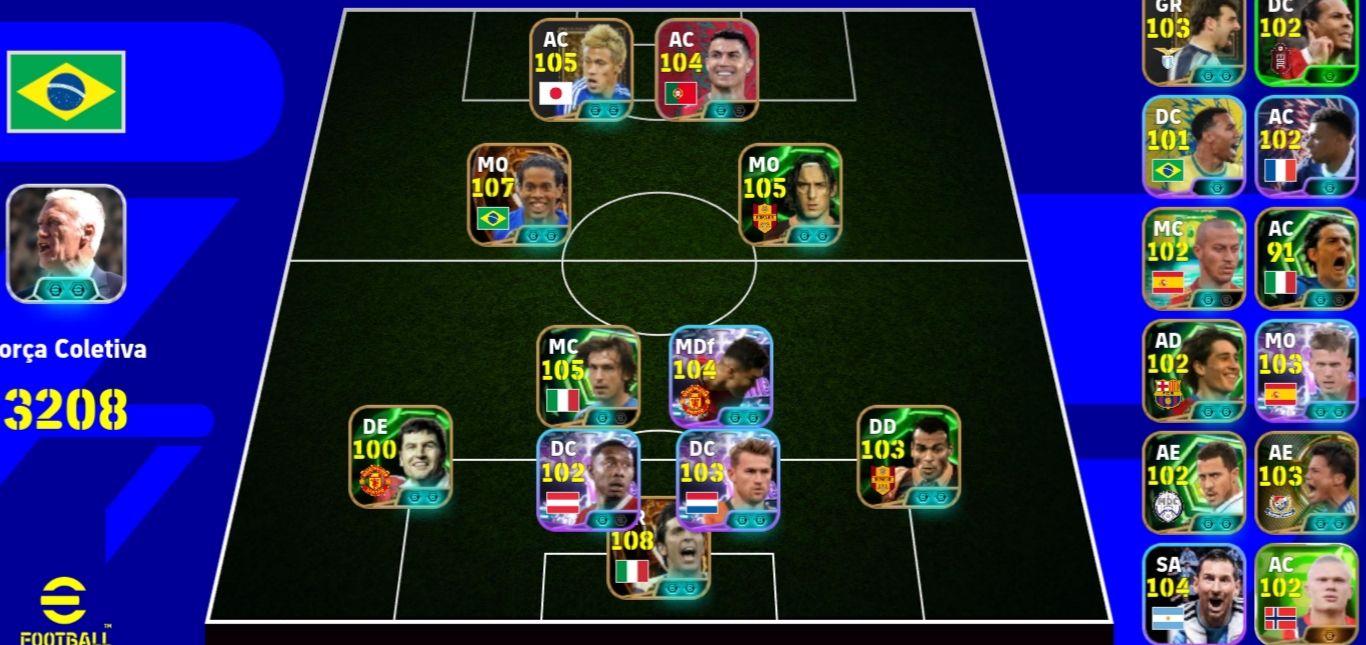 Conta efootball mobile 3200+
