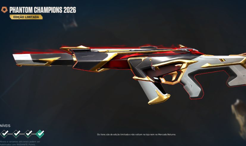 Conta Valorant: Vandal zerofang, Phantom champions 2026, 2 FACAS!! / gold 1