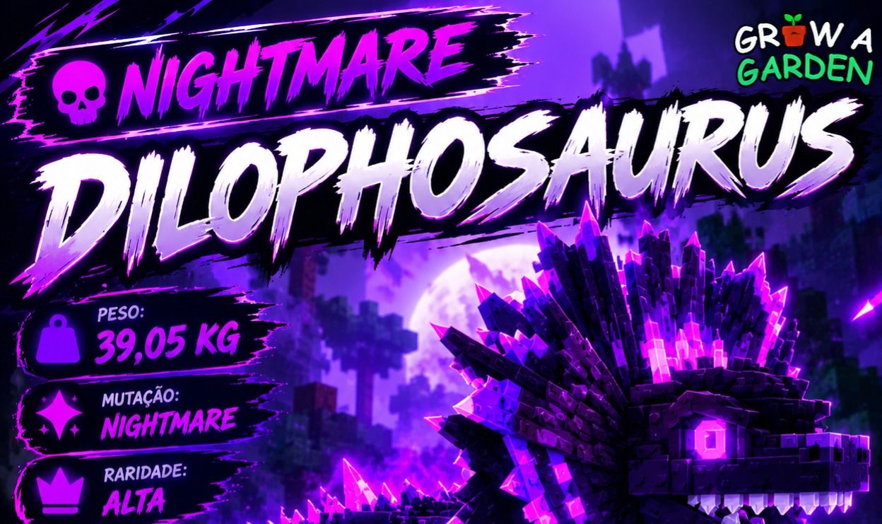 NIGHTMARE DILOPHOSAURUS 39,05 KG | RARO + PESADO