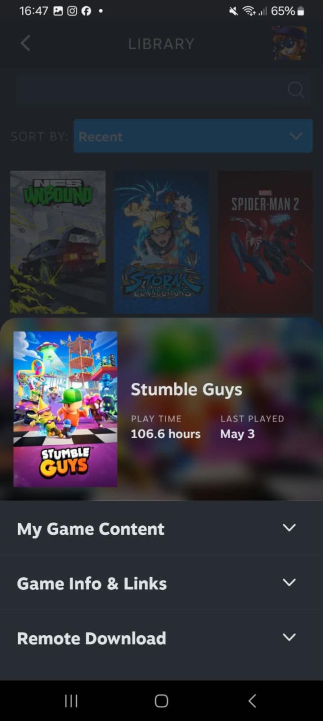 CONTA STEAM | SPIDER-MAN 2 + FC 26 + NFS UNBOUND + NARUTO + SKINS