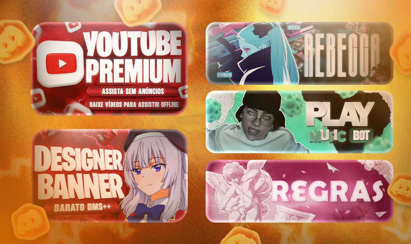 DESIGNER | THUMBNAILS, BANNERS, E-BOOKS E OUTROS