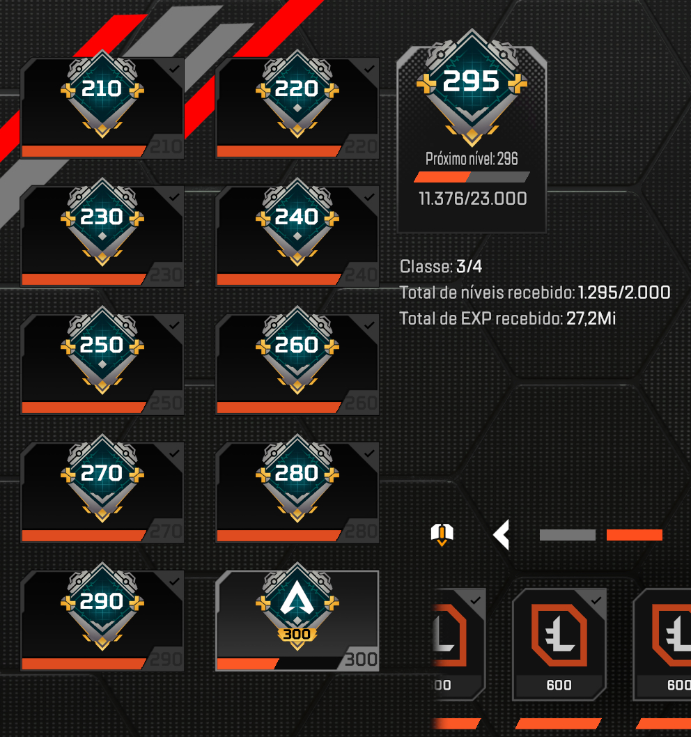 Conta desde S1 ate algumas atuais + 3 heranças e mais de 300 skins lvl 300+ 3/4