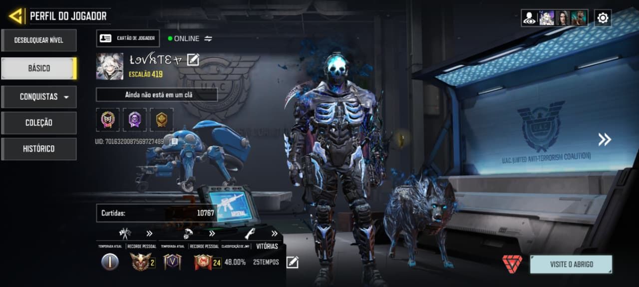 CONTA FULL ACESSO CALL OF DUTY MOBILE