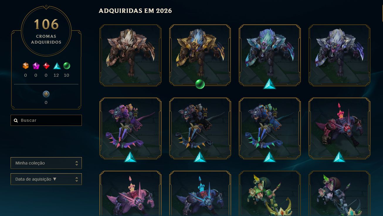 Venda de conta de LOL acc de 2013, (+Muitos recursos (Tft )