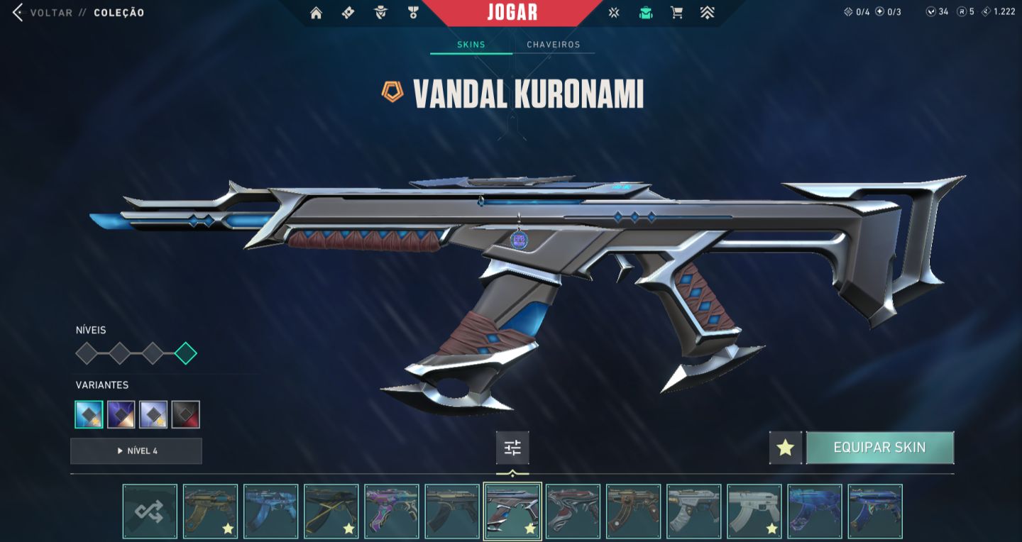Conta Valorant - Rank Ouro 3