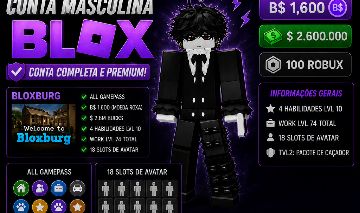 CONTA BLOXBURG MASCULINA