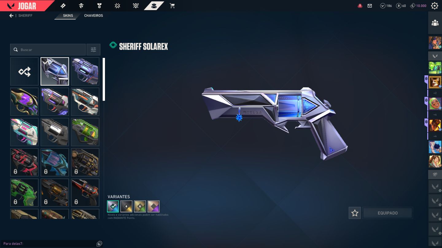 Conta prata 1 com faca saqueadora e varias skins