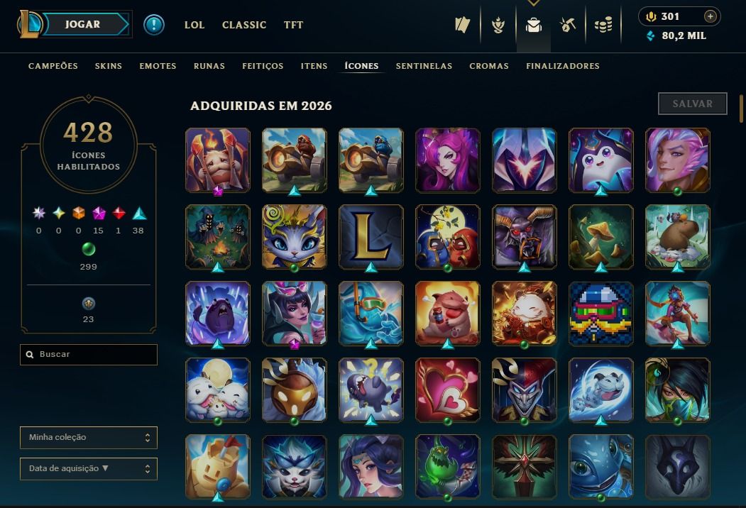 CONTA LOL GM 1300 LP - MMR DE CHALL/ 56% DE WIN RATE/