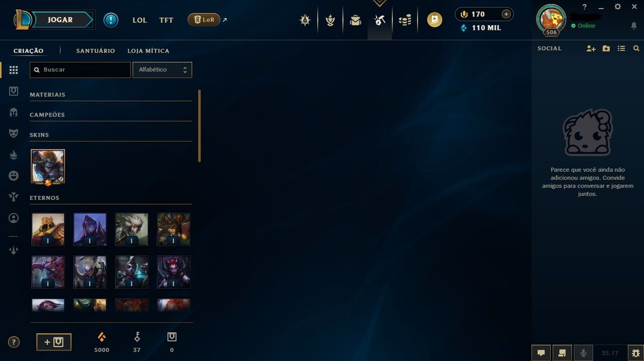 Conta da RIOT GAMES com LEAGUE OF LEGENDS, TFT E VALORANT