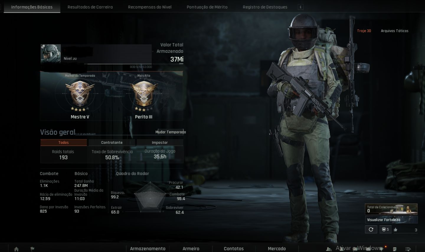 CONTA ARENA BREAKOUT INFINITE (PC) | LEVEL 30 | FULL ACESSO 40kk KOEN