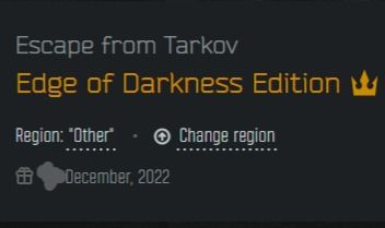 Conta Escape from Tarkov Prestígio 1 | Edge of Darkness (EOD) | Região Global