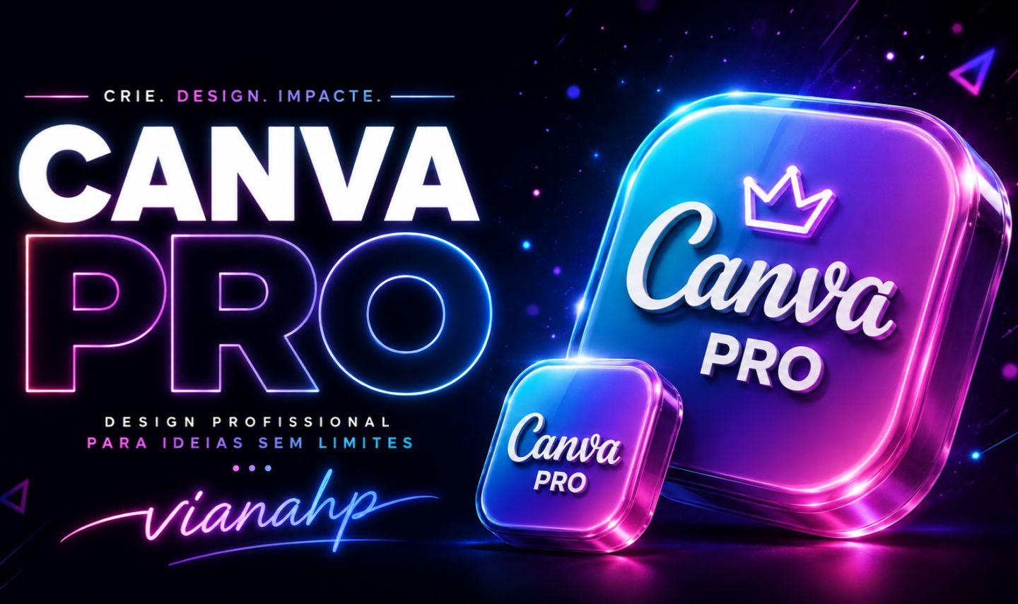 Canva PRO 30 DIAS mensais
